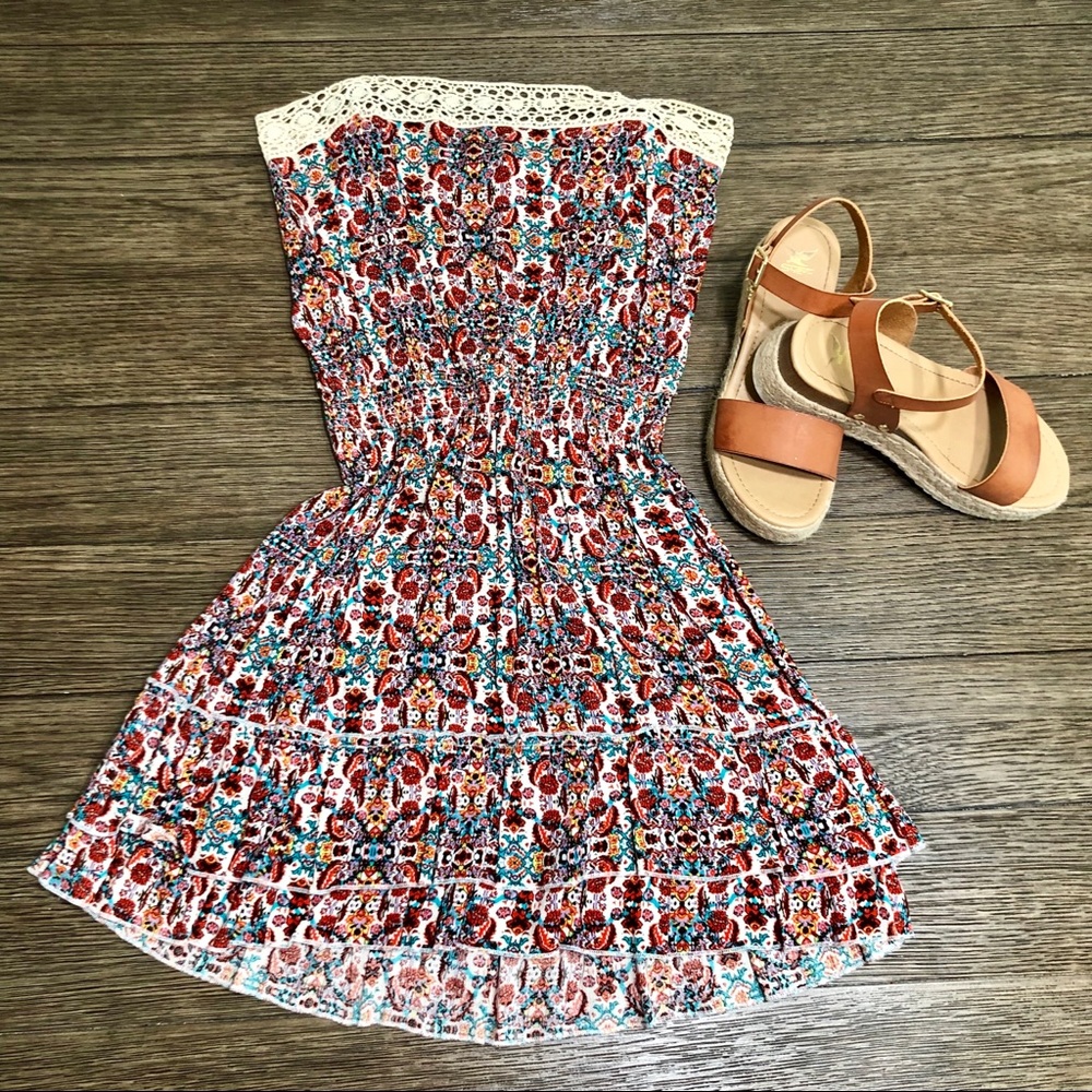 Beautiful multi-pattern dress